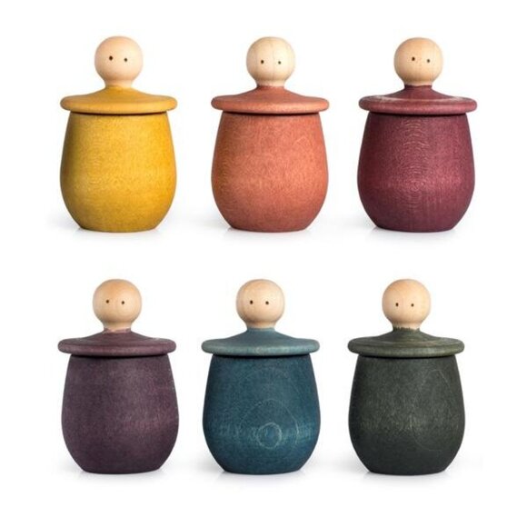 NWT Grapat Wooden Toys Little Things Full Set of 6 - Picture 2 of 3